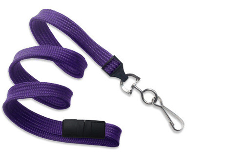 Brady | White 3/8 Lanyard With Breakaway and Swivel Hook (100 Lanyards)