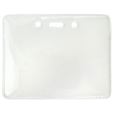 BRADY | 1840-5001 Vinyl Horizontal Anti-Static Card Holder 3.375" x 2.25" (100 Holders)