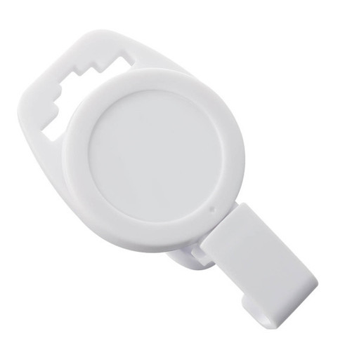 BRADY | White Non-Magnetic Badge Reel with Plastic Clip (100 Reels)