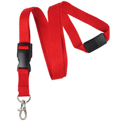 BRADY | Red Detachable Breakaway Lanyard (100 Lanyards)