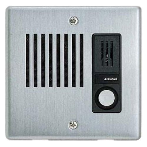 AIPHONE | LE-DA LEF Series Audio Only Intercom, Flush Mount Door Station, Stainless-Steel Cover