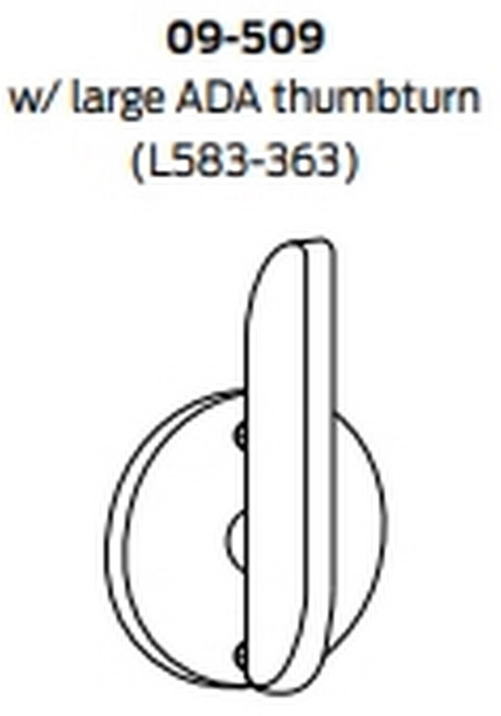 SCHLAGE | Door Lock Thumb Turn, US10B Oil-Rubbed Bronze