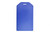 BRADY |  Rigid Plastic Luggage Tags, BLUE, 1840-6202   (100 Holders)