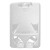 BRADY |  1840-6668 B-Holder WHITE 3-Card Rigid Plastic Vertical Holder (100 Holders)