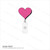 BRADY | Pink Heart Shaped Badge Reel with Strap (100 Reels)