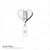 BRADY | White Heart-Shaped Badge Reel With Strap (100 Reels)