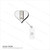 BRADY | White EKG Themed Heart Shaped Reel (100 Reels)