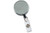 Brady | Chrome Heavy Duty Badge Reel with Nylon Cord Clear Vinyl Strap & Belt Clip (100 Reels)