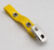 2-3/4 Inch Yellow Vinyl Strap Clip for ID Badges
