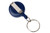 Brady | Royal Blue Round Badge Reel With Key Ring And Slide Clip (100 Reels)