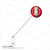 BRADY | RED  Round Badge Reel With Strap And Swivel Clip (100 Reels)