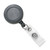 BRADY GRAY Round Badge Reel With Strap And Swivel Clip (100 Reels) front view with ID ENHANCEMENTS, INC. watermark