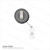 BRADY | GRAY Round Badge Reel With Strap And Swivel Clip (100 Reels)