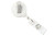 BRADY |  WHITE No Twist - Swivel Back Badge Reels, 2120-7643   (100 Reels)