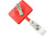 BRADY | Rectangular Badge Reels,  2120-3906,  RED  (100 Reels)