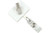 white badge reel