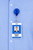 Royal Blue Retractable Badge Reel for Employee ID Cards and Access Control Credentials