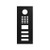 DOORBIRD | D2103V Front Panel, Black (GBLACK)