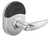 ALLEGION | Wireless Electronic Door Lock, Rhodes Lever, 2-3/4? Backset, 1-3/16? Length Lip, Bright Brass, With Deadlatch, Without 7-Pin SFIC Cylinder