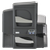 HID FARGO DTC4500e 55020 single-sided CR80 ID card printer with locking dual-input hoppers USB and Ethernet
