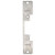 CAMDEN | CX-ESP3 Series 20 Faceplate for Hollow Metal Door, 6-7/8"x1-1/4", Stainless Steel