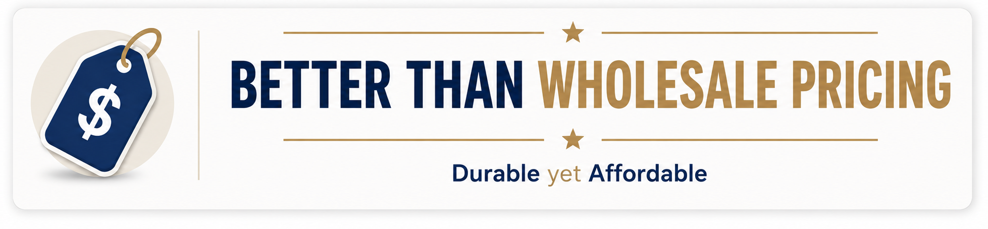 Better than wholesale