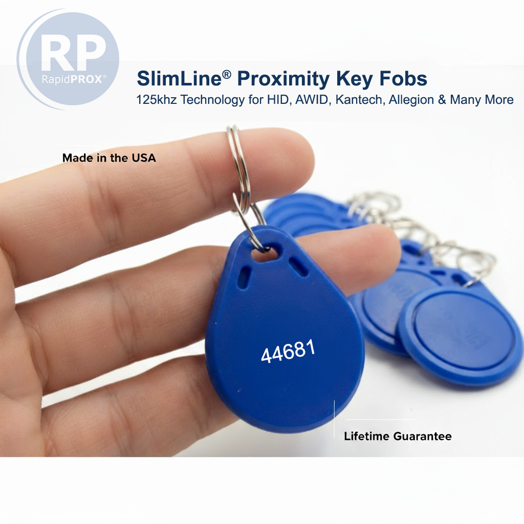 RapidPROX SlimLine Admiral Blue Proximity Key Fob