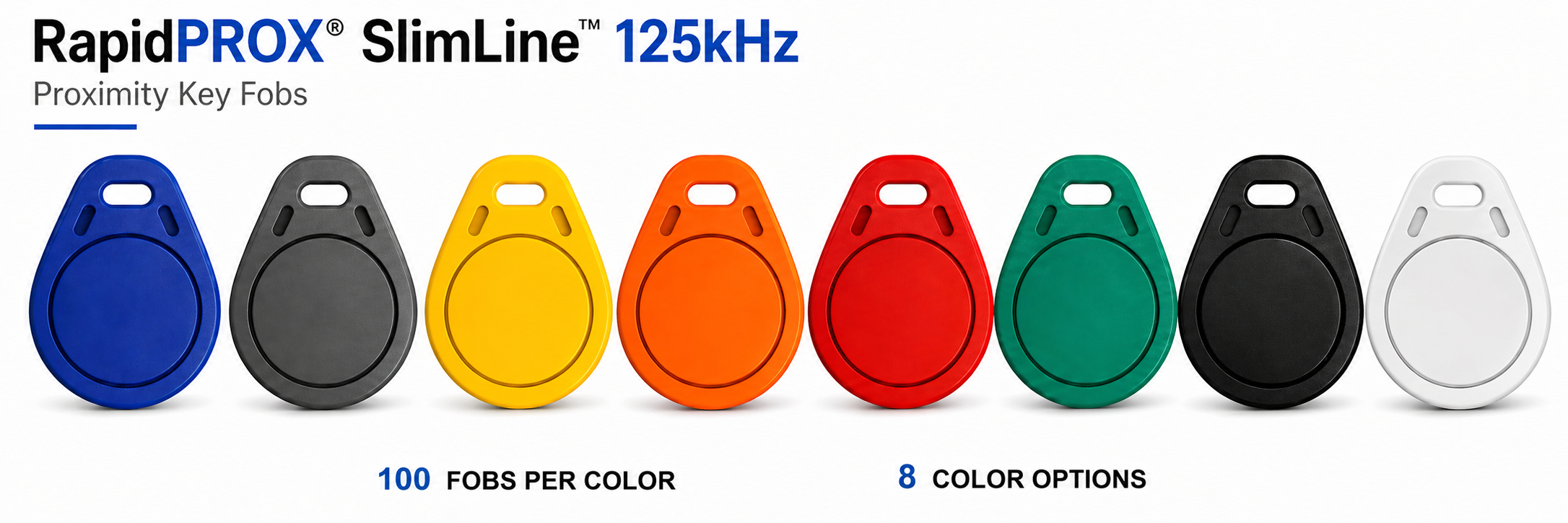 RapidPROX SlimLine Proximity Key Fobs