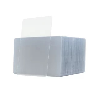 IDE | Clear Frosted Colored PVC Cards, 760mic/30mil (100 Cards)