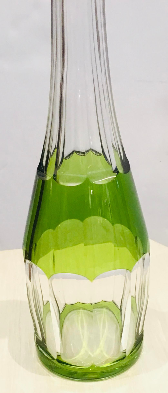 Art Deco Green Coupe Glass — JOHNNIE Q