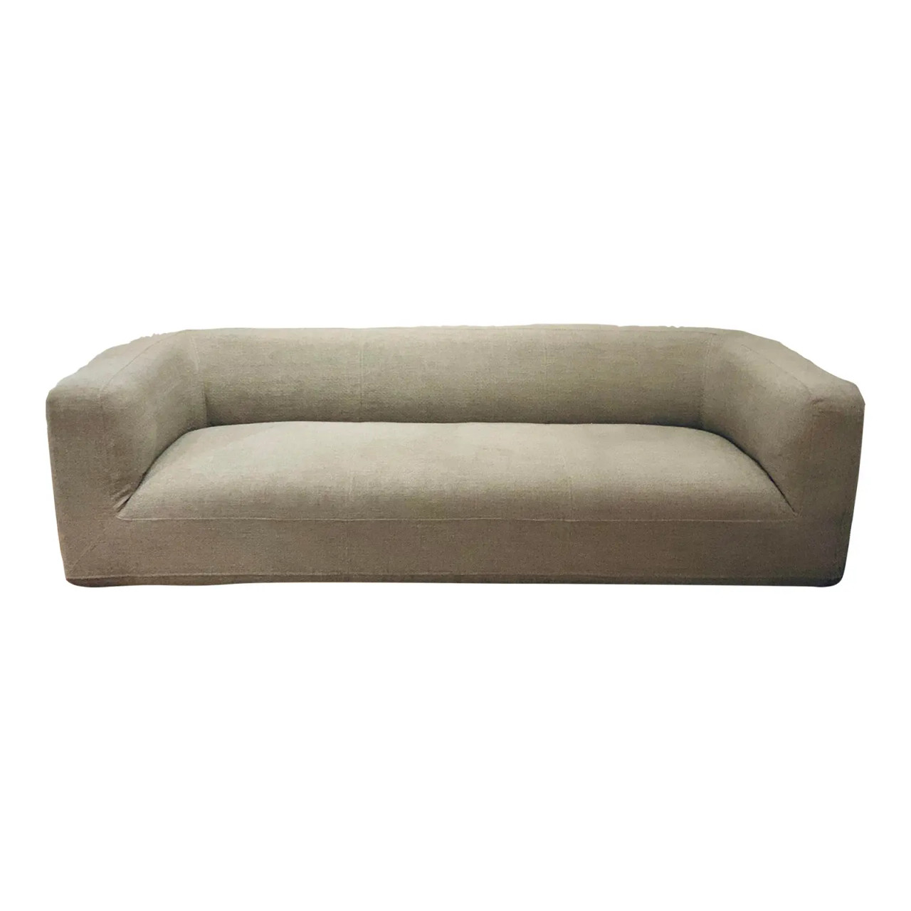 Modern Gray Performance Fabric Sofa