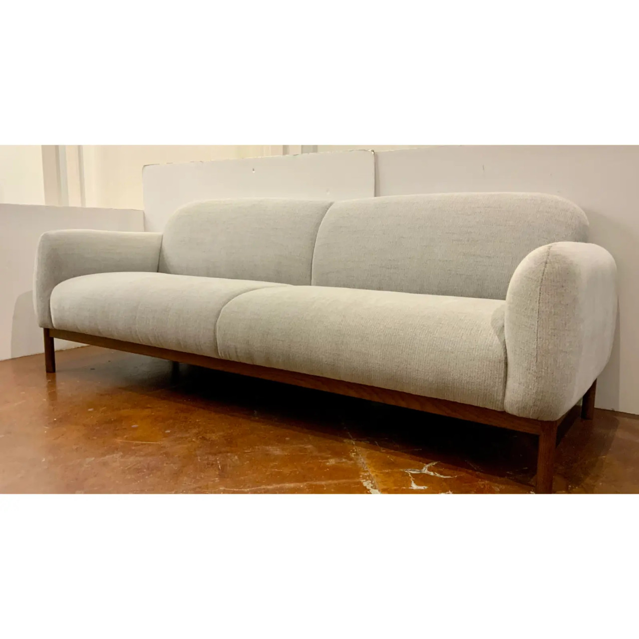 Modern Gray Fabric Sofa
