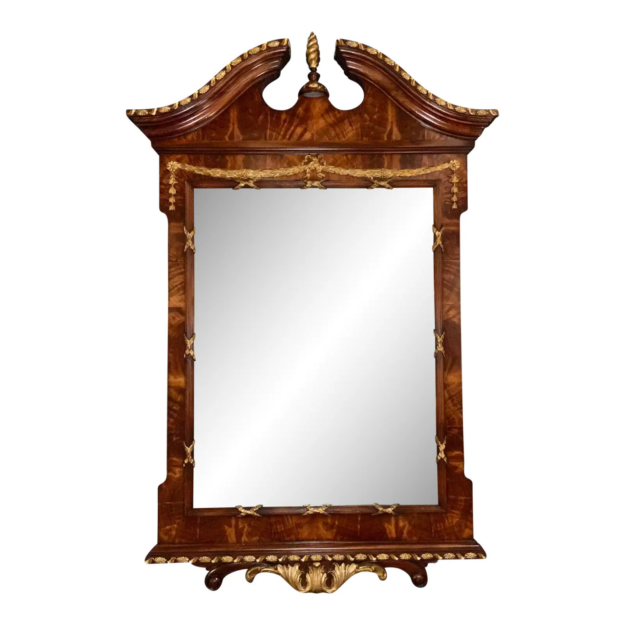 Theodore ALexander Traditional Flame Mahogany Finished Althrop