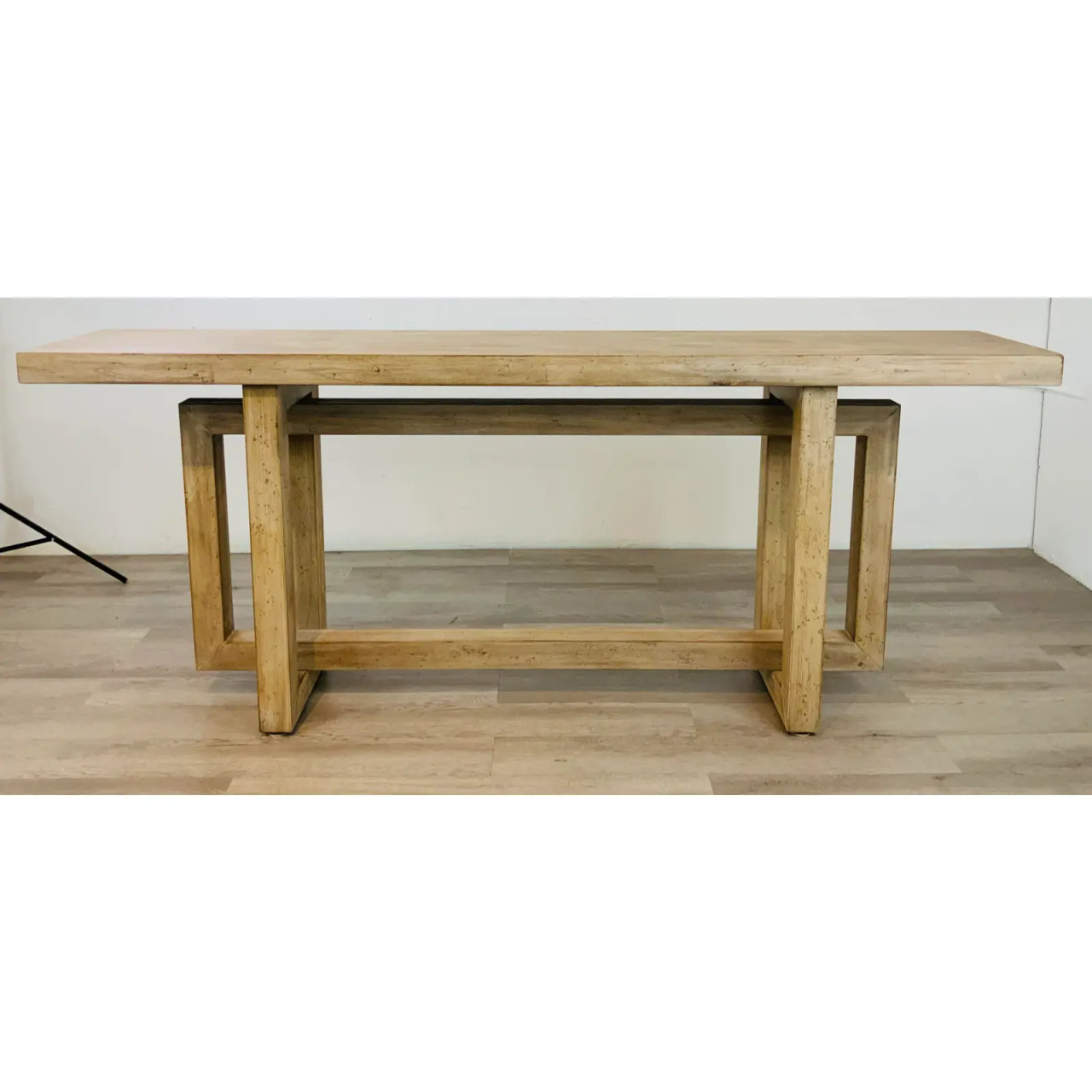 Organic Modern Natural Interlocking Console Table