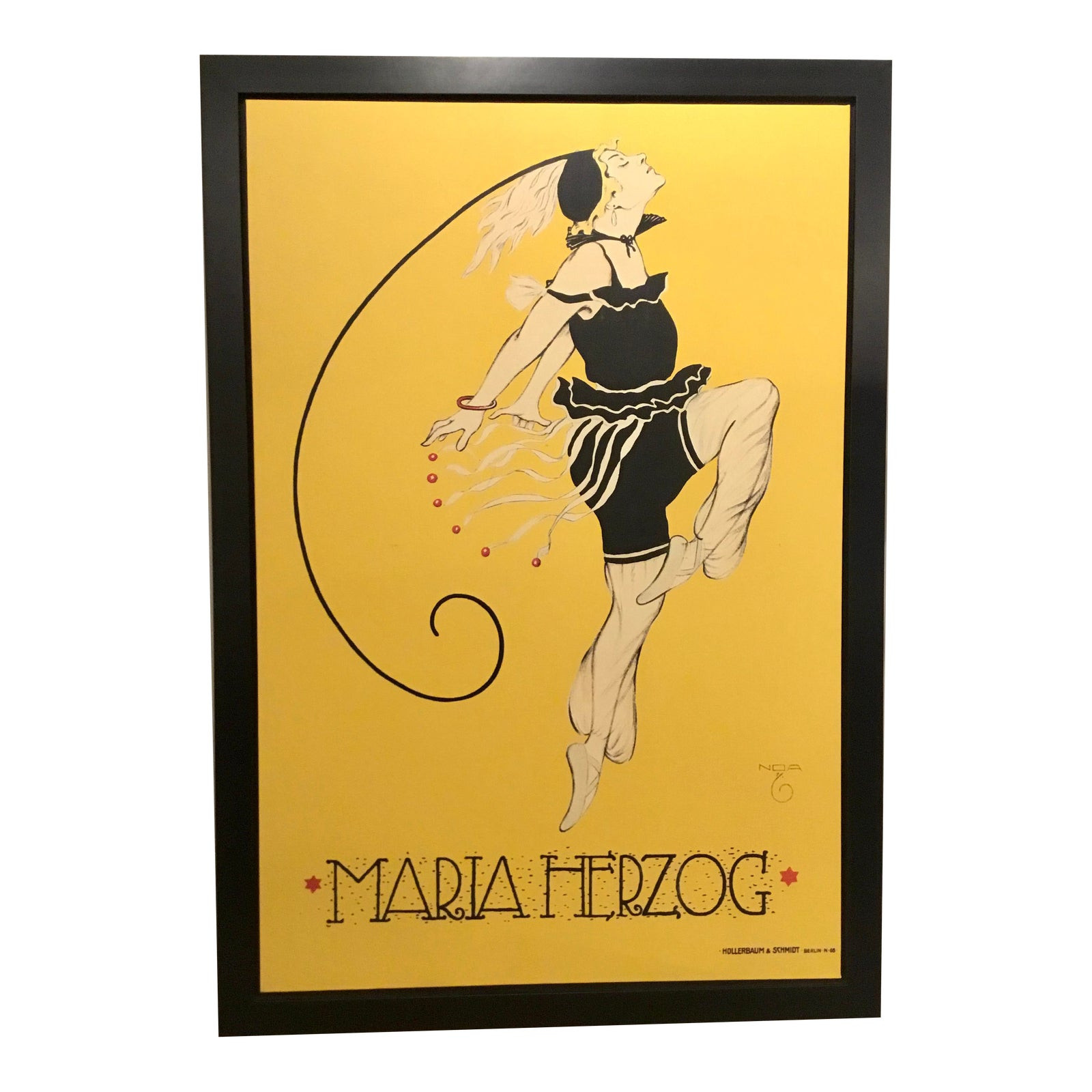 Art Deco Style Hollerbaum & Schmidt Ad Poster Giclee on Canvas 14th Street Modern & Vintage Home