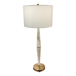 Modern Travertine Palu Table Lamp