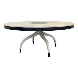 Jonathan Charles Modern Lodestone Buckingham Dining Table