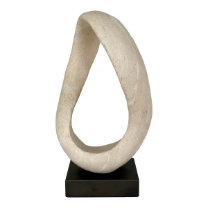 Revelation Modern Travertine New Twist Sculpture