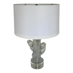Revelation Modern Biomorphic Blown Glass Bloom Table Lamp