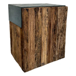 Revelation Organic Modern Reclaimed Pine Jonah Side Table
