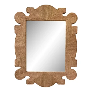 Arteriors Organic Modern Abaca Wrapped Mowgli Wall Mirror