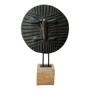 Arteriors Tribal Carved Wood Samirah Sculpture