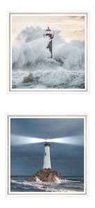 Trowbridge Prints “Ray of Light” & “Crashing Waves” - A Pair Trowbridge Prints “Ray of Light” & “Crashing Waves” - A Pair