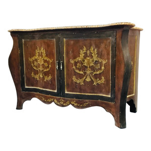 Italian Style Painted Two Door Cabinet