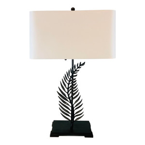 Arteriors Modern Bronze Finished Fern Table Lamp