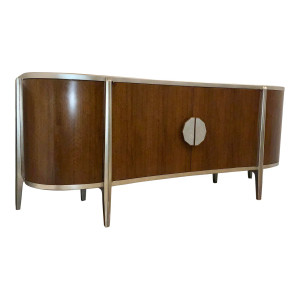 Jonathan Charles Modern Mahogany Finished Toulouse Sideboard
