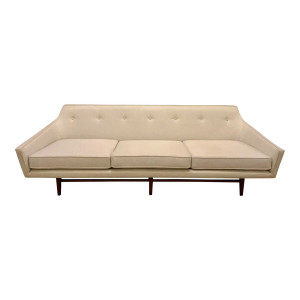 Studio a Home Mid-Century Modern Style Beige Edward Sofa