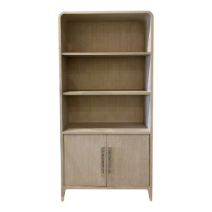 Judith Lieberman for Theodore Alexander Martini Wood Bookcase