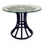 Baker / McGuire Organic Modern Custom Chocolate Brown Sunflower End Table