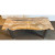 Organic Modern Petrified Wood Dundee Cocktail Table